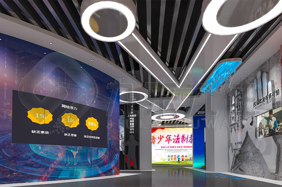 法制展館，法治文化教育展館方案策劃公司，政法委法治教育展館設(shè)計(jì)圖片