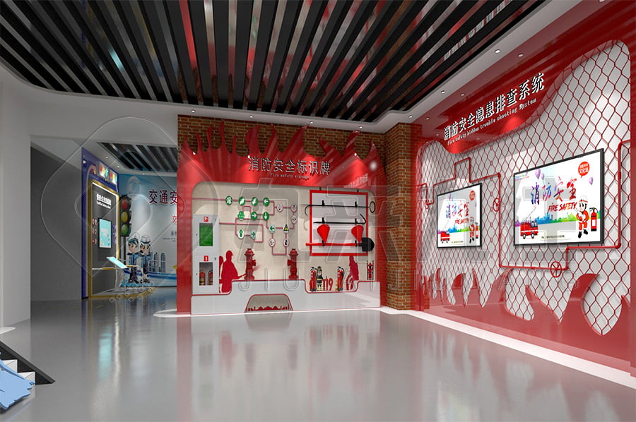 禁毒展廳建設(shè)，智慧禁毒防艾館裝修設(shè)計公司，禁毒展館設(shè)計平面圖