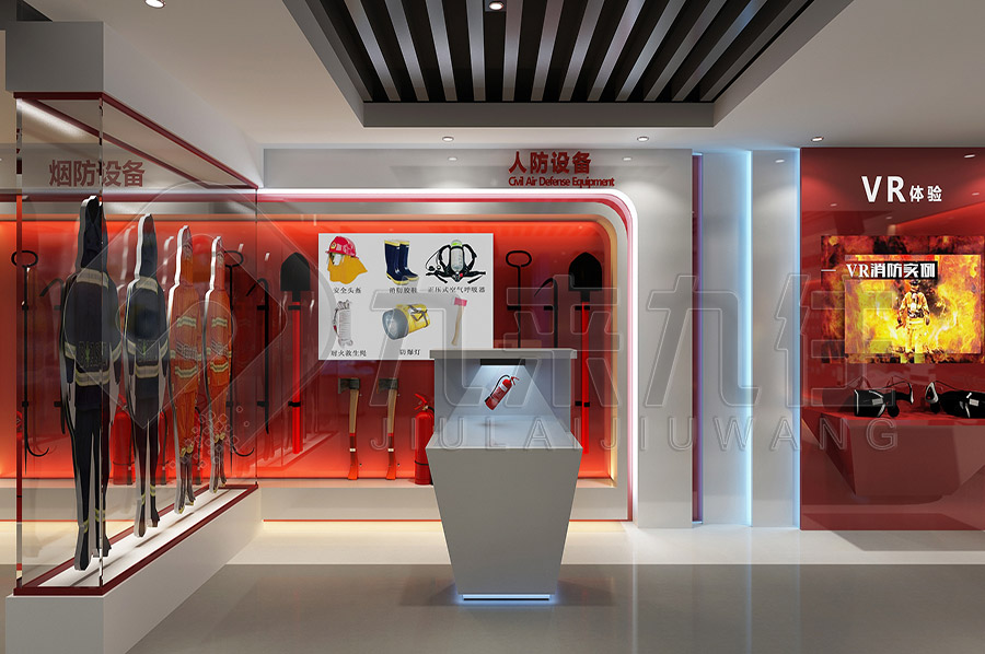 安全教育宣傳展廳，社區(qū)安全教育館裝修，安全宣傳展廳平面設(shè)計(jì)公司