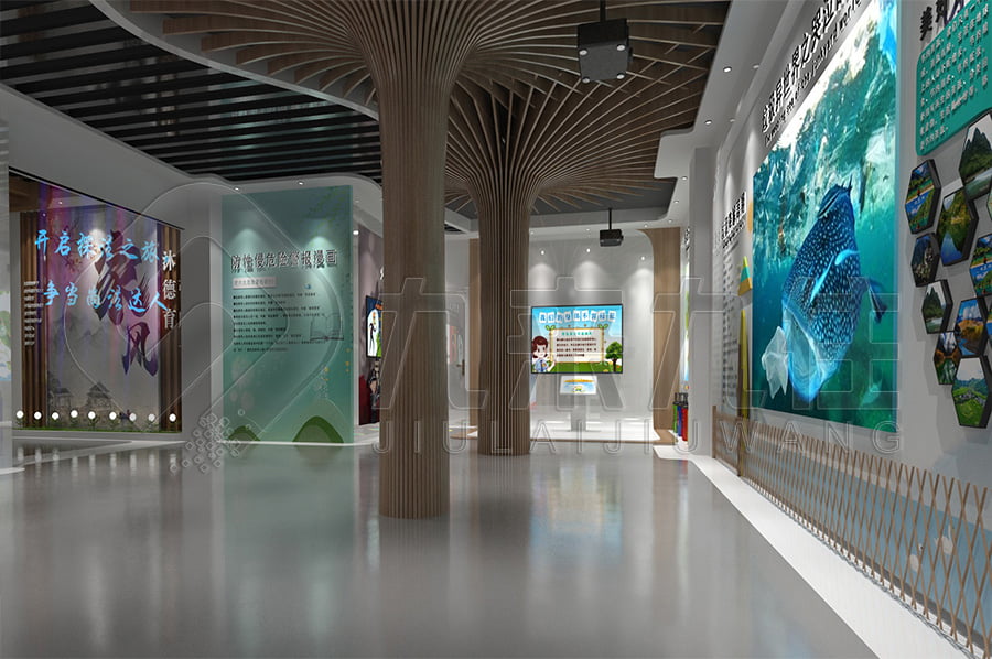 道德與法制教育展廳，法治文化主題展館裝修，司法局普法主題展廳設(shè)計(jì)平面圖