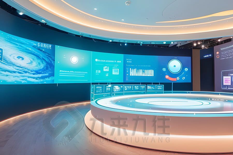 數(shù)字化外貿(mào)展館設(shè)計,互動展覽館施工,現(xiàn)代多媒體展廳策劃公司