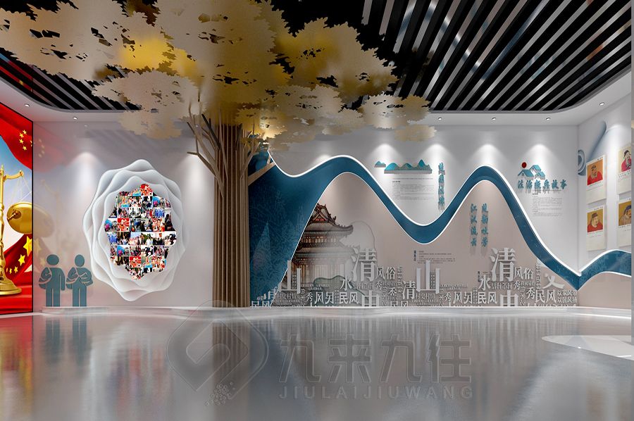 檢察院清廉文化展館設(shè)計,青少年法制教育展廳施工,多媒體互動展館建設(shè)