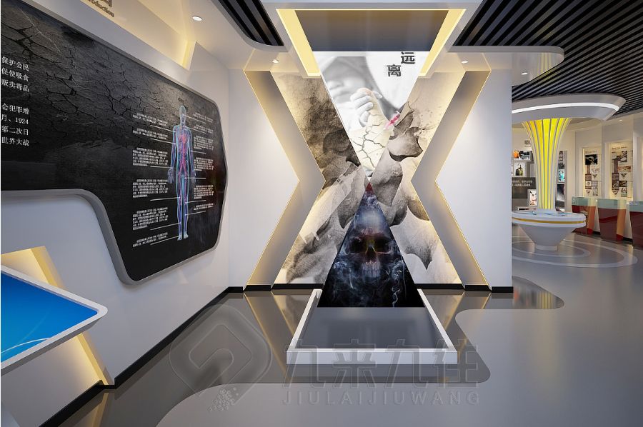 聲光電禁毒教育展廳設(shè)計(jì),數(shù)字化禁毒展覽館施工,九來九往禁毒教育多媒體展示