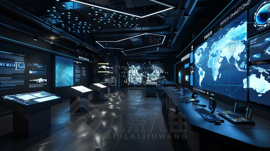 沉浸式國防軍事展館設(shè)計,現(xiàn)代軍事展廳施工方案,數(shù)字化軍事展覽館設(shè)計公司