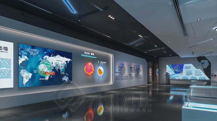聲光電武器展廳設計,現(xiàn)代展覽館施工技術(shù),智能化多媒體展覽設備