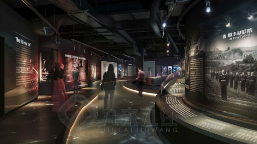 高科技安全教育館設(shè)計(jì),環(huán)保型展覽館施工,智能化展示空間設(shè)備