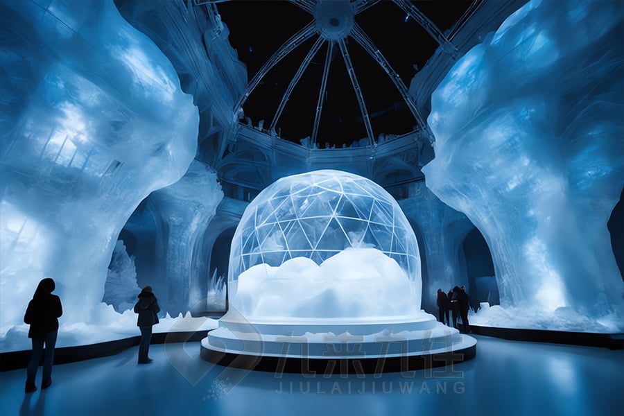 智慧節(jié)水教育館設(shè)計,數(shù)字化展廳施工方案,九來九往文化科技環(huán)保展覽館建設(shè)