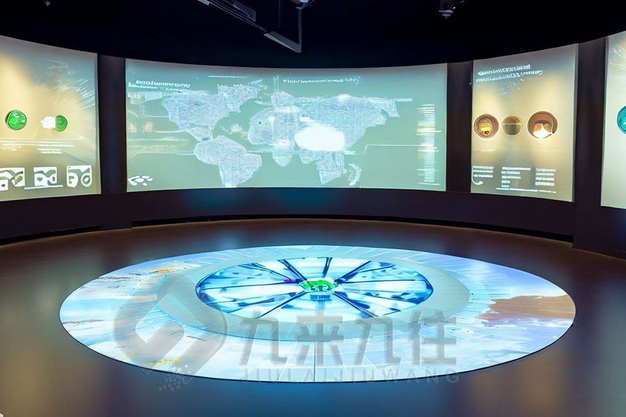 現(xiàn)代多媒體展廳設(shè)計(jì),數(shù)字化展覽館施工,互動展示空間建設(shè)方案