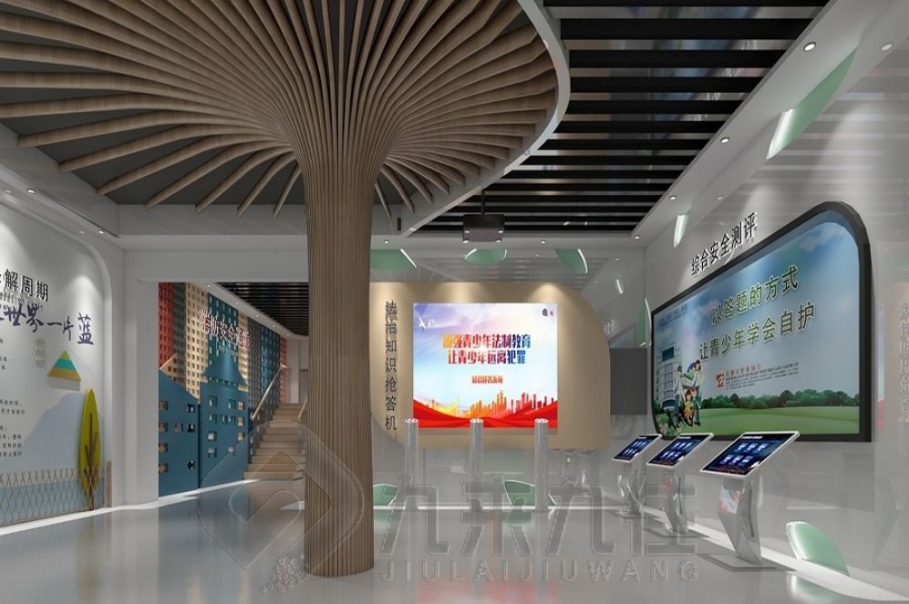 "法治教育展廳設(shè)計, 創(chuàng)意互動體驗, 現(xiàn)代化展示方