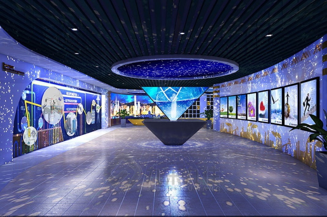 機(jī)柜設(shè)計展廳, 智能多媒體互動, 現(xiàn)代化展廳設(shè)計, 專業(yè)施工建設(shè), 展廳解決方案