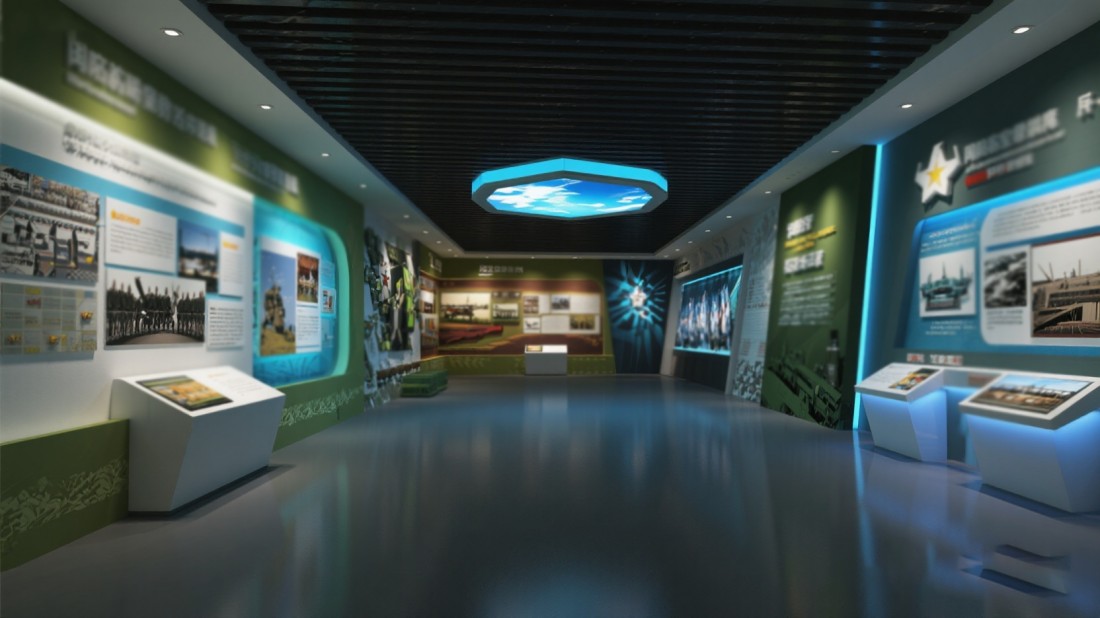 國防教育室展廳，國防教育研學(xué)基地