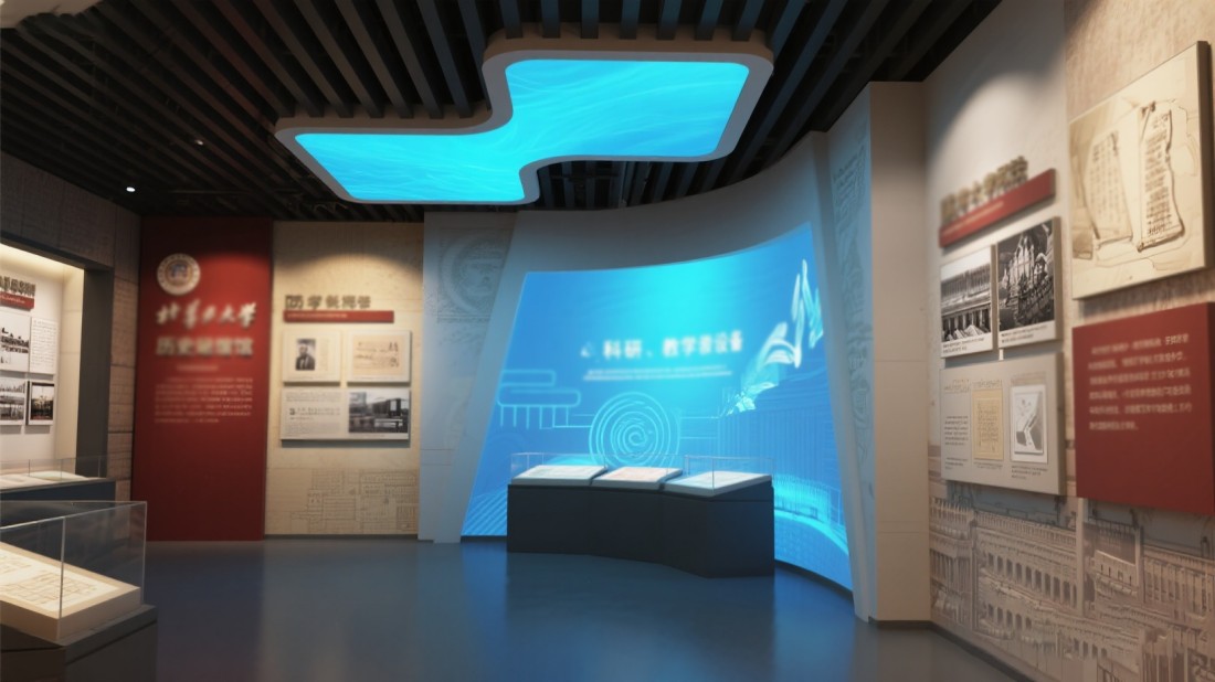 校史館公司，學(xué)校展廳