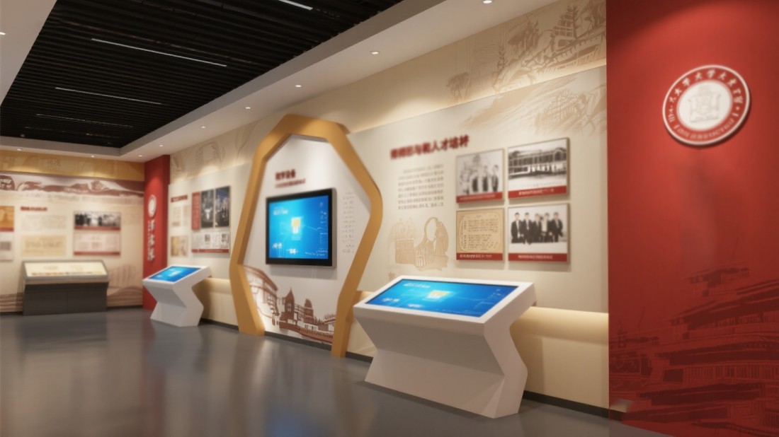校史館主要設(shè)計內(nèi)容，校史展館