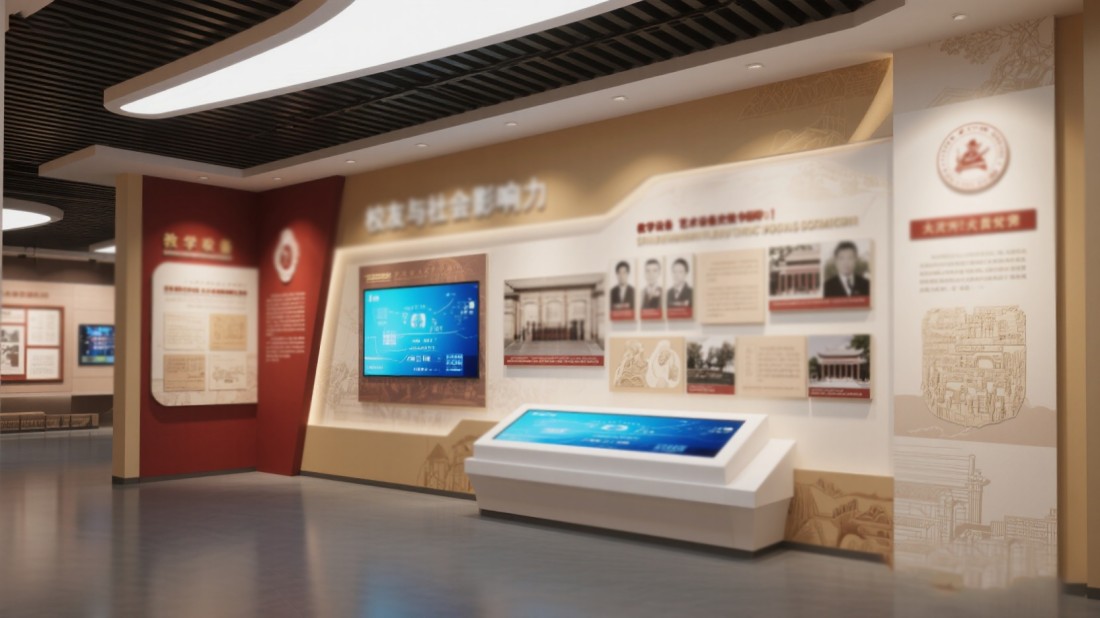 VR校史館，學(xué)校展廳