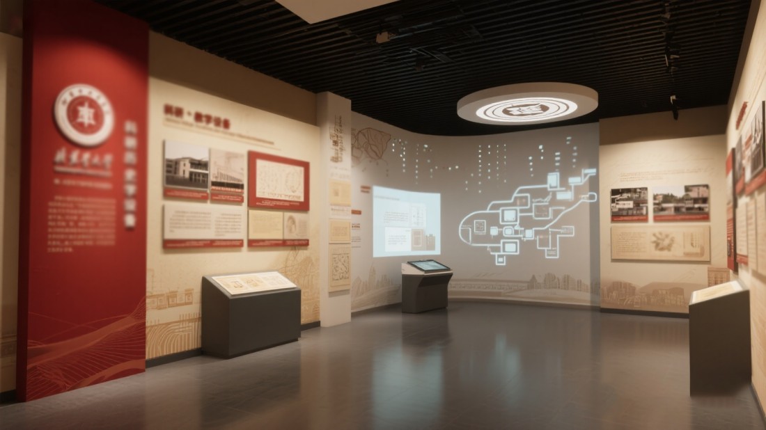 學(xué)校展覽館，校史展館