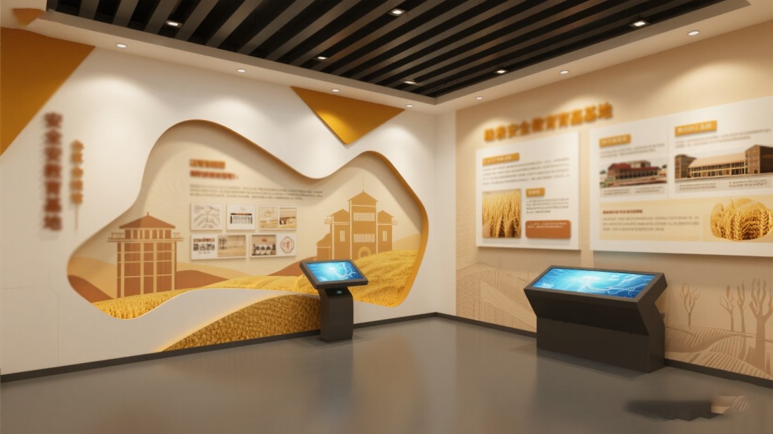 高科技糧食安全宣傳教育基地效果圖