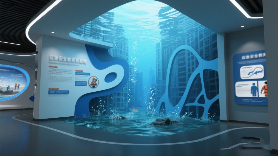 多媒體應(yīng)急安全體驗(yàn)館效果圖 多媒體應(yīng)急安全體驗(yàn)館效果圖